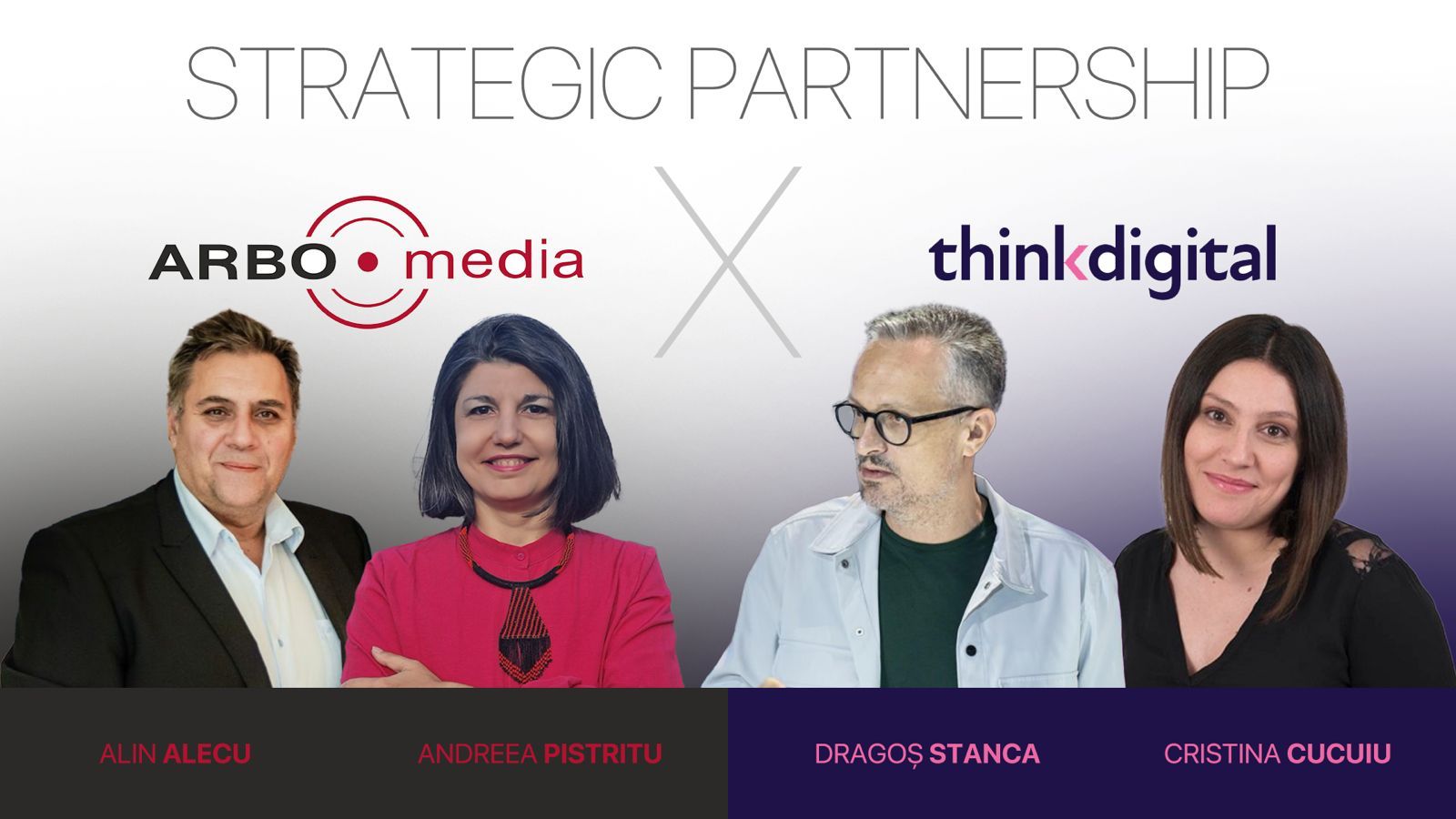 ARBOMEDIA și THINKDIGITAL anunță demararea unui parteneriat strategic pentru lansarea celei mai ample oferte naționale de spații publicitare multimedia din România.